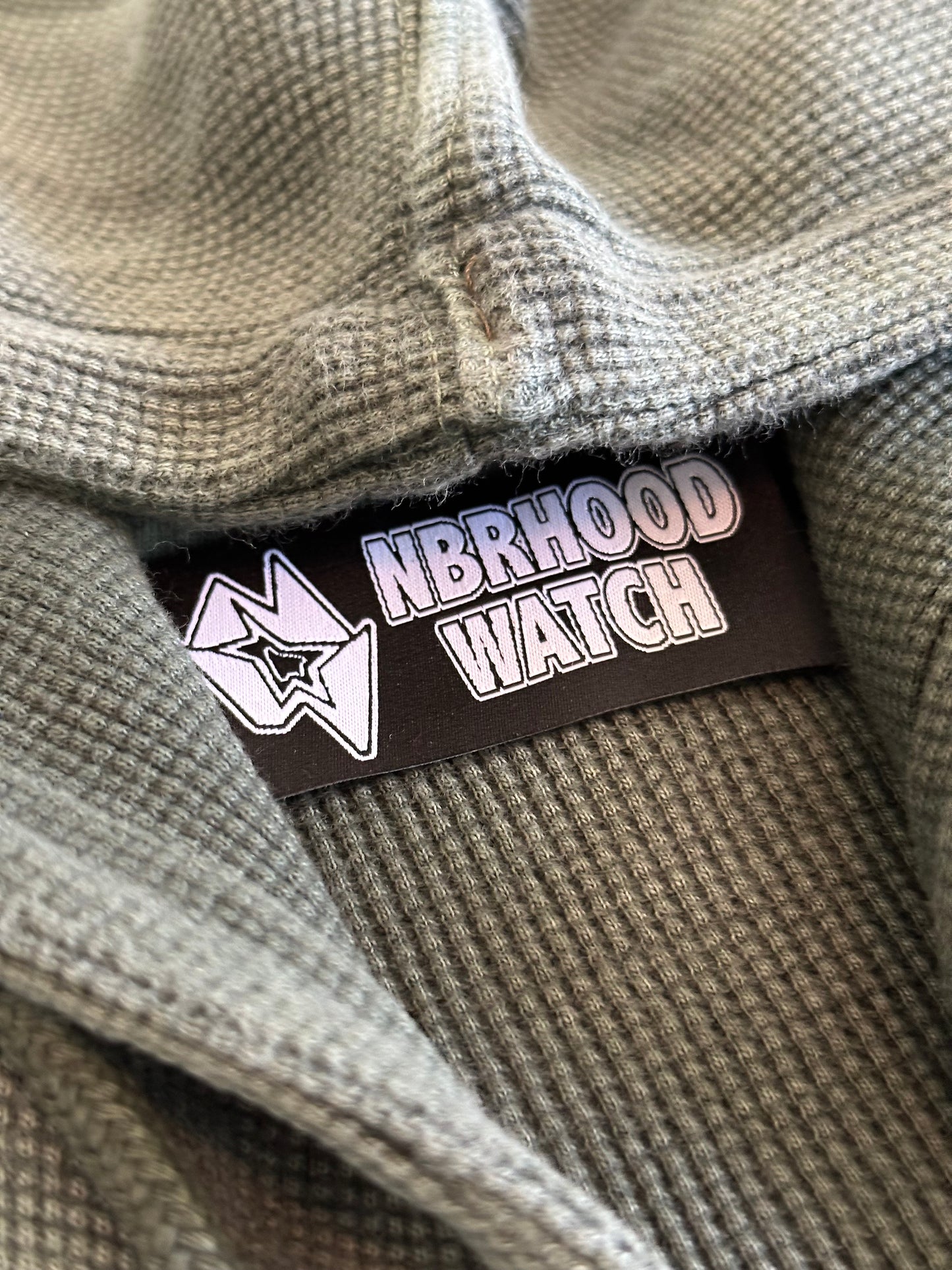 WAFFLE KNIT ZIP UP (PINE)