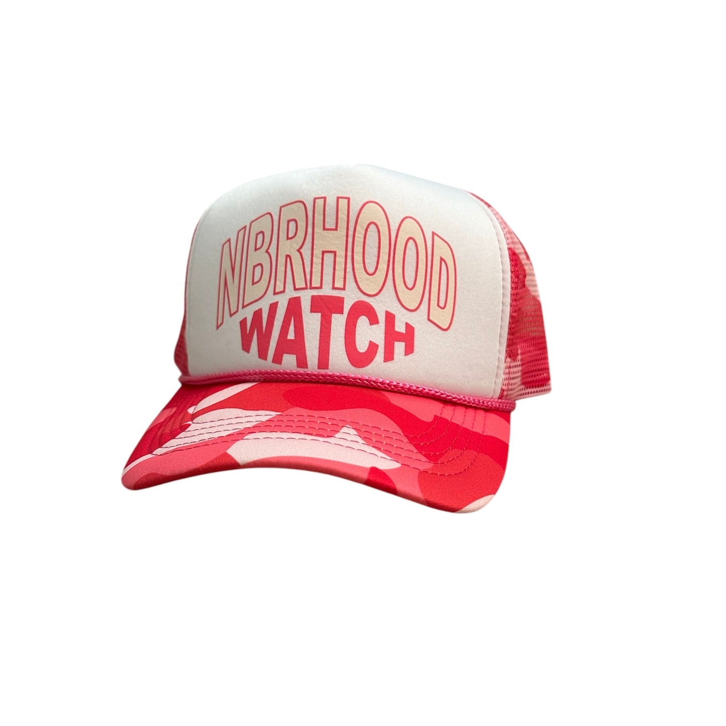 DAILY TEXT HAT (PINK CAMO)