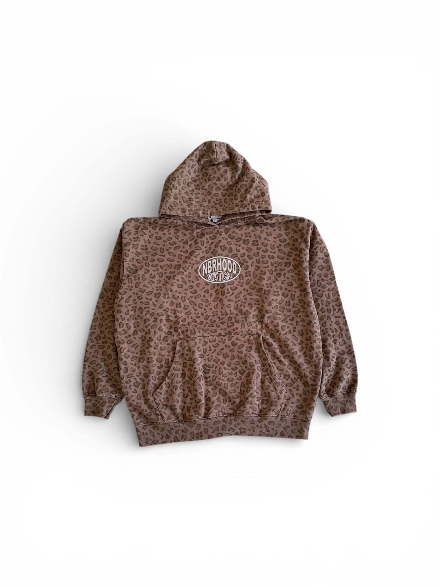 CLASSIC OVAL HOODIE (LEOPARD)