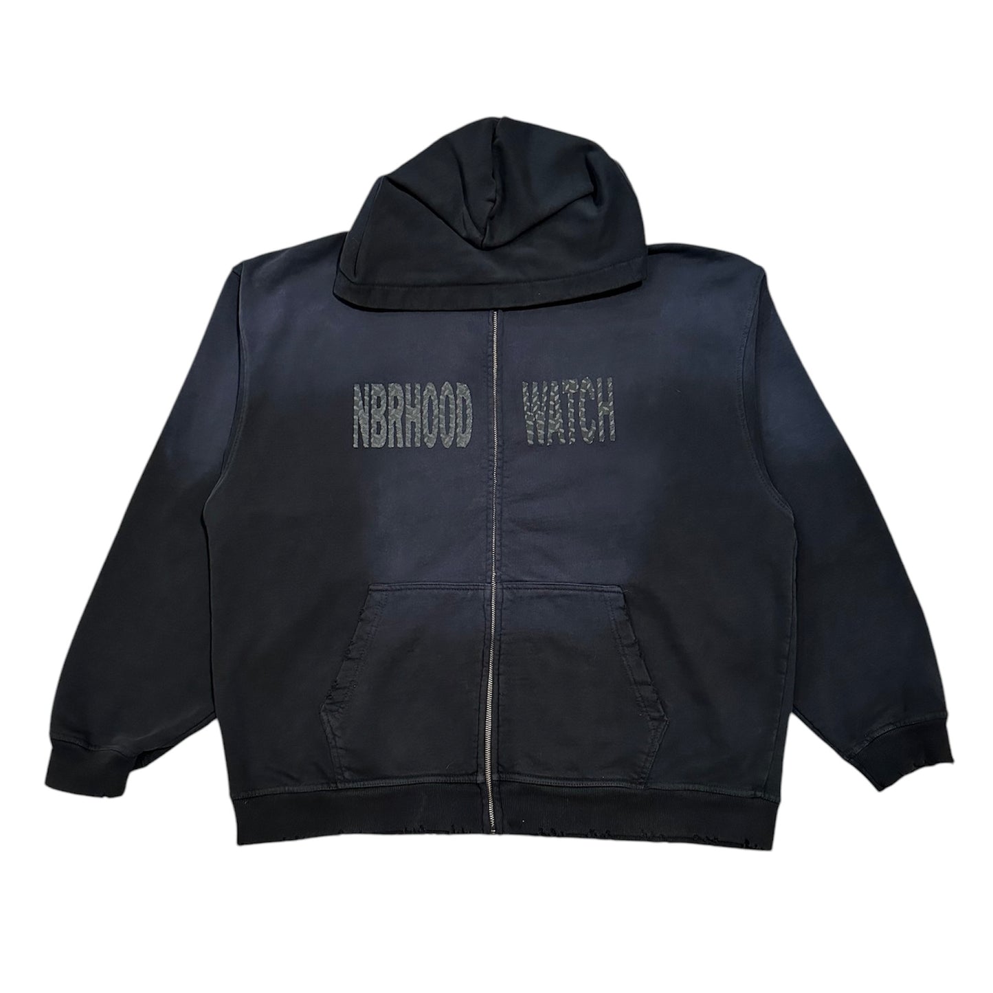 DIAMOND PLATE ZIP UP (BLACK)